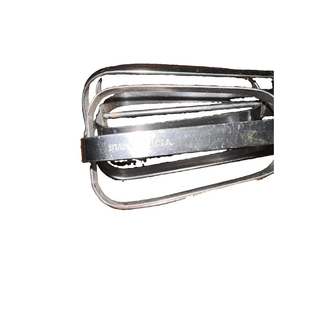 MCM EKCO Hand Crank Egg Beater Stainless USA Vintage Retro Kitchen Mixer 12